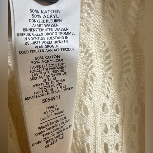 Atmosphere Cream Knit Swim Coverup - Picture 4 of 6